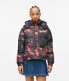 Kl Jeans All-over-print Puffer Jacket In Multi