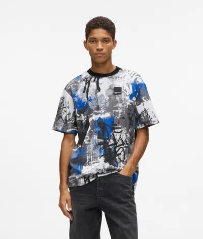 Kl Jeans All-over Paint-effect T-shirt