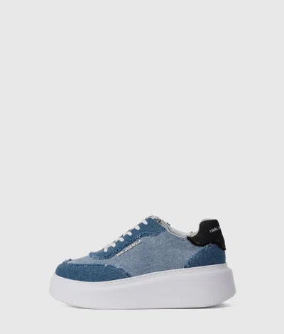 Kl Jeans Anakapri Denim Sneakers In Blue