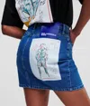 Kl Jeans Archive Denim Mini Skirt