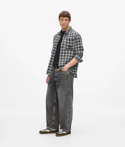 Kl Jeans Baggy Dark Gray Jeans In Multi