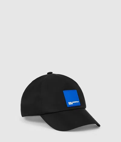 Kl Jeans Box Logo Cap In Black