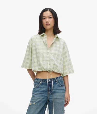 Kl Jeans Boxy Checked Blouse