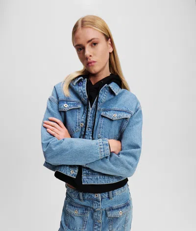 Kl Jeans Boxy Denim Jacket