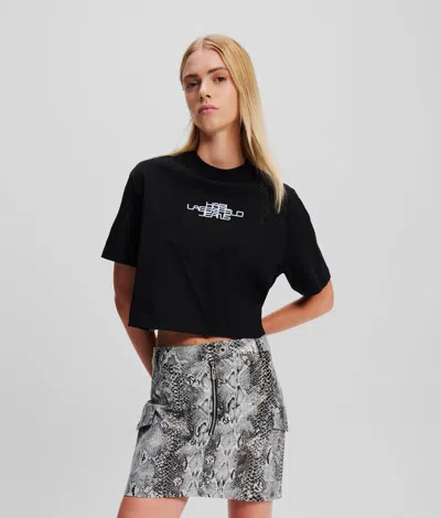 Kl Jeans Boxy Logo T-shirt