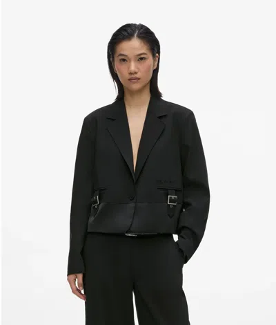 Kl Jeans Buckle Detail Blazer