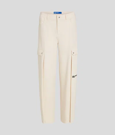 Kl Jeans Cargo Pants In Gray