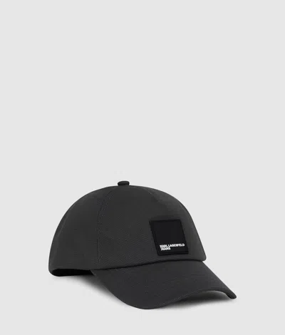 Kl Jeans Casquette Avec Logo In Black