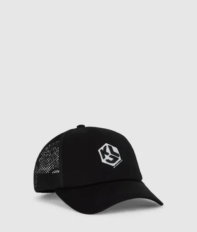 Kl Jeans Casquette De Camionneur Monogram In Black