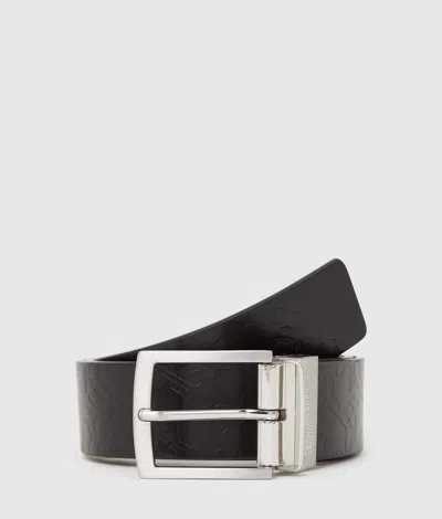 Kl Jeans Ceinture Réversible Monogram In Black