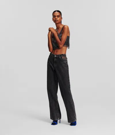 Kl Jeans Chainmail Mid-rise Relaxed Jeans