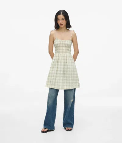 Kl Jeans Checked Strappy Dress