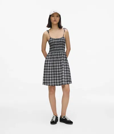Kl Jeans Checked Strappy Dress