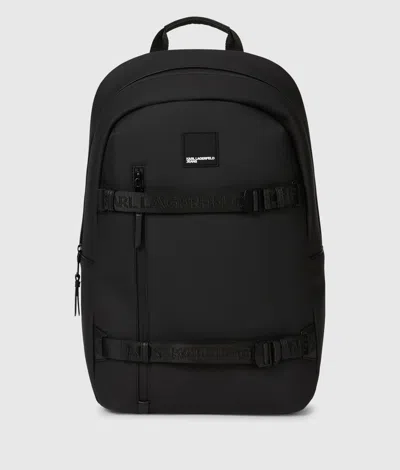 Kl Jeans Coated Technical-leather Backpack