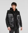 Kl Jeans Color Block Puffer Gilet