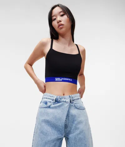 Kl Jeans Crop Top