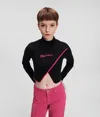 Kl Jeans Cropped Cross-front Sweater