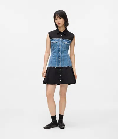 Kl Jeans Denim Bodice Dress
