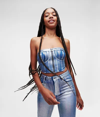Kl Jeans Denim Bustier
