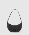 Kl Jeans Denim Moon Shoulder Bag In Black