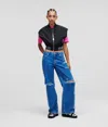 Kl Jeans Distressed Relaxed Jeans