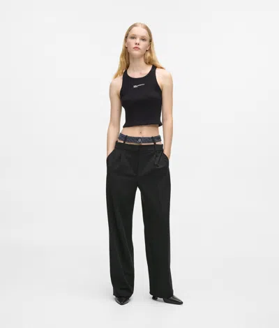 Kl Jeans Double Waistband Pants