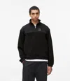 Kl Jeans Fleece Half-zip Sweatshirt In Black