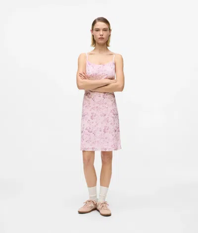 Kl Jeans Floral Mesh Slip Dress