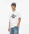 Kl Jeans Graffiti T-shirt In White