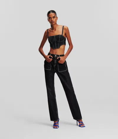 Kl Jeans High-rise Straight Utility Jeans