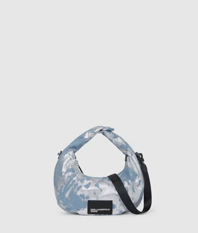 Kl Jeans High-shine Denim Hobo Bag