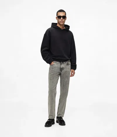 Kl Jeans Jeans Fuselé Gris Clair In Black