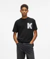 Kl Jeans K Artwork T-shirt In Black