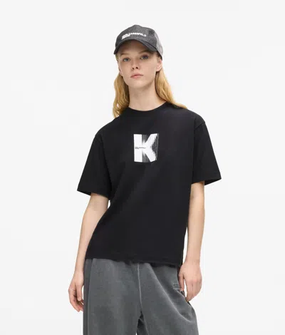 Kl Jeans K Artwork T-shirt In Black
