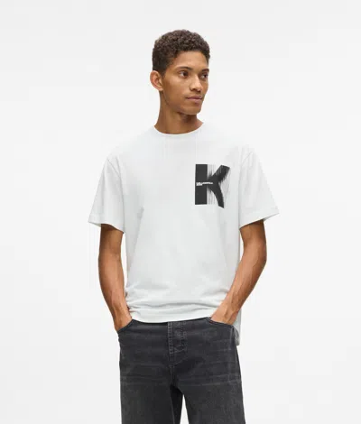 Kl Jeans K Artwork T-shirt In White