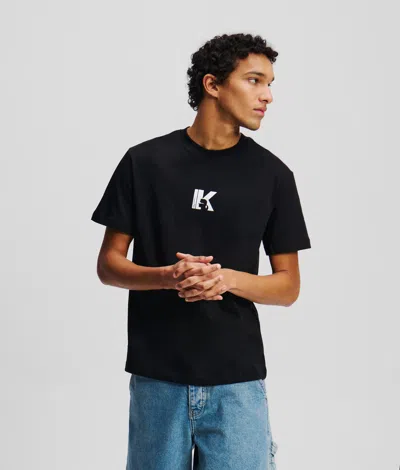 Kl Jeans K Logo T-shirt In Black