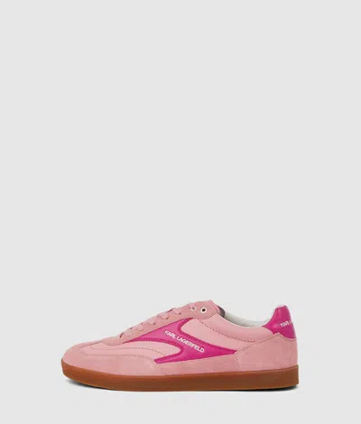 Kl Jeans Kandidate Lace Mix Sneakers In Pink