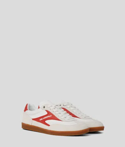 Kl Jeans Kandidate Lace Sneakers In Red