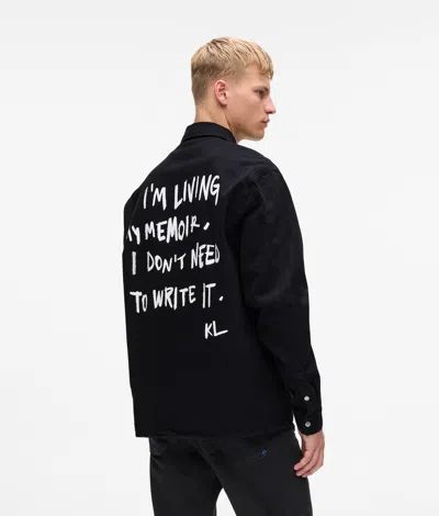 Kl Jeans Karl Quote Overshirt