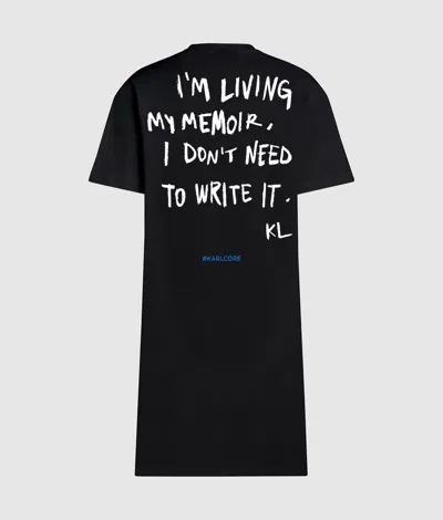 Kl Jeans Karl Quote T-shirt Dress