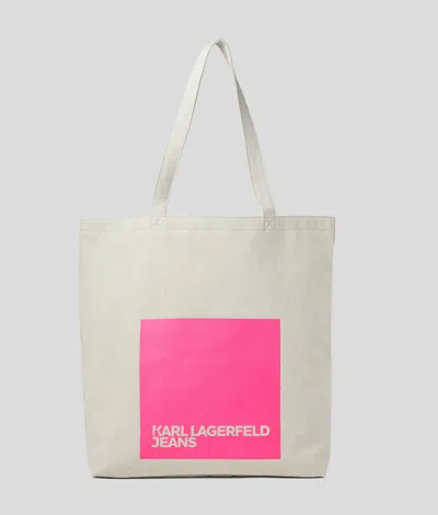 Kl Jeans Klj Box Logo Canvas Shopper