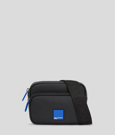 Kl Jeans Klj Box Logo Extra-large Camera Bag In Black