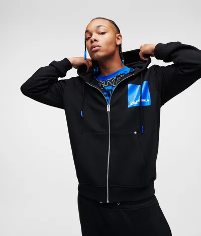 Kl Jeans Klj Box Logo Zip-up Hoodie