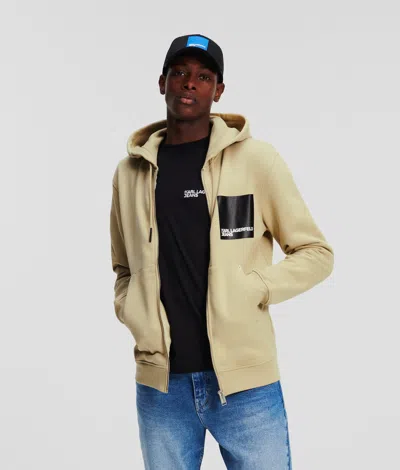 Kl Jeans Klj Box Logo Zip-up Hoodie