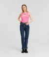 Kl Jeans Klj High-rise Straight Jeans With Split Hem