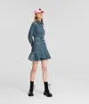 Kl Jeans Klj Ruffled Hem Denim Dress