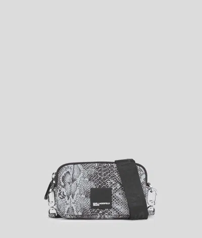 Kl Jeans Klj Snake-effect Mini Crossbody Bag