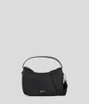 Kl Jeans Klj Weiche Mini-hobo-tasche Mit Box-logo In Black