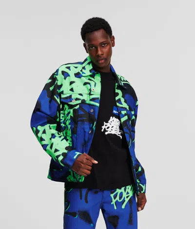 Kl Jeans Klj X Crapule2000 Denim Jacket In Blue