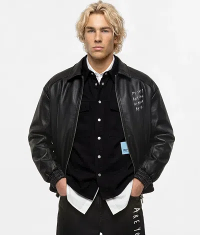 Kl Jeans Klj X Pietro Terzini Faux Leather Jacket